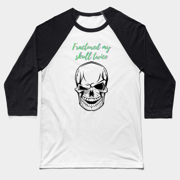 skull Baseball T-Shirt by Dre